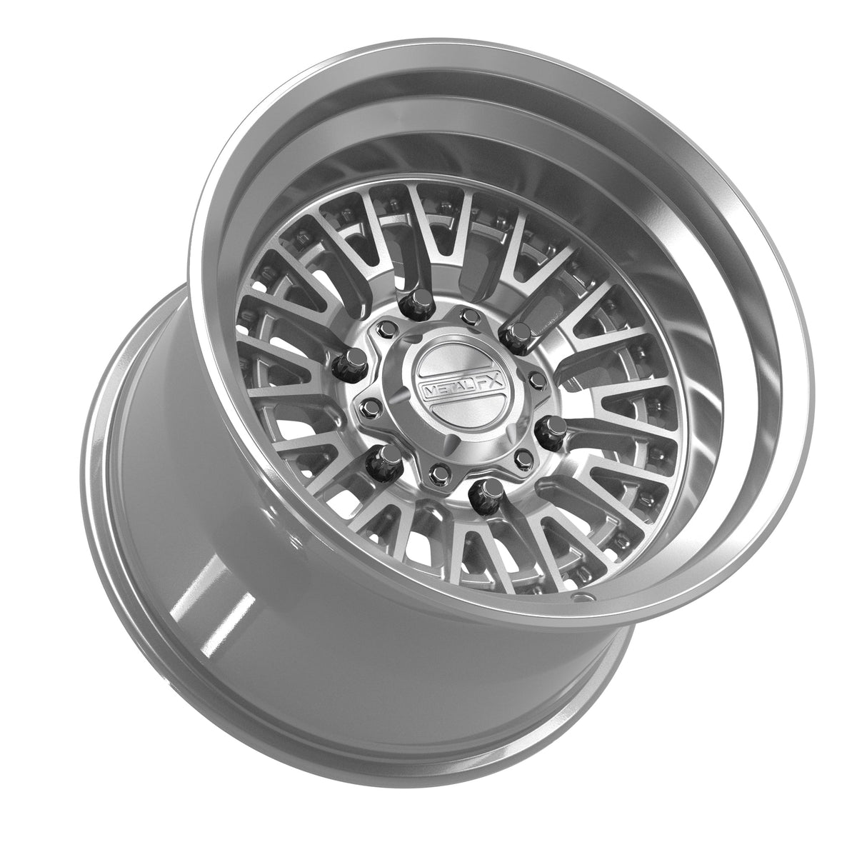 Slayer 6R Non-Beadlock | Gloss Silver Machined