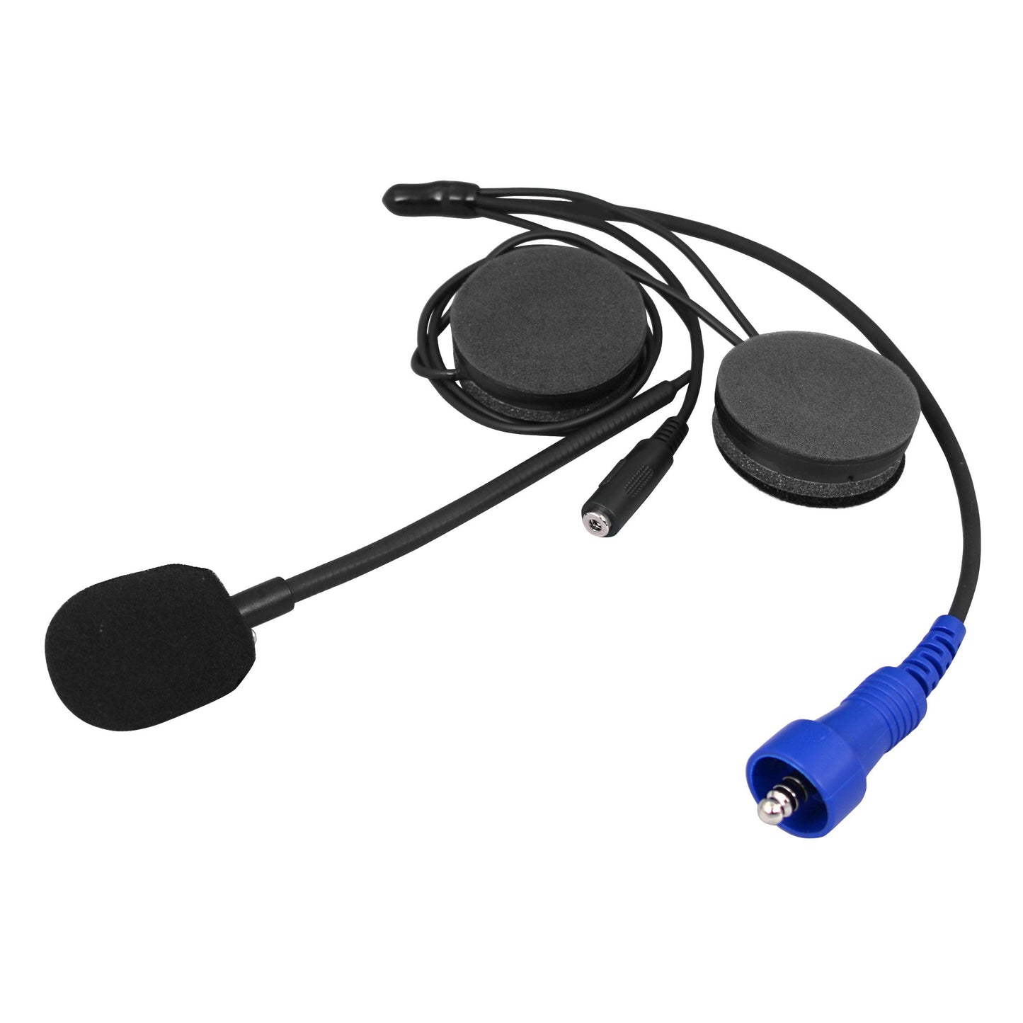 RUGGED Wired Helmet Kit with Alpha Audio Speakers Mic and 3.5mm Jack