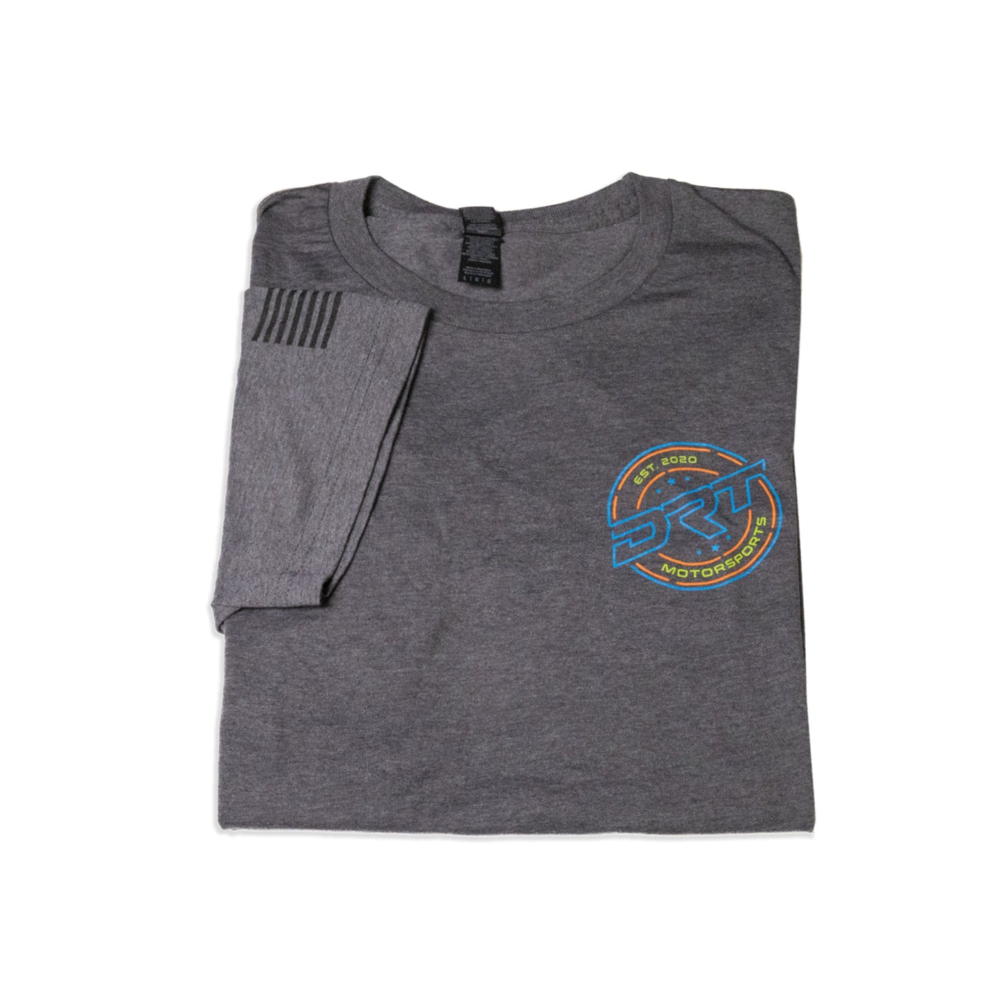 DRT Motorsports Retro Style T-Shirt, Heather Grey