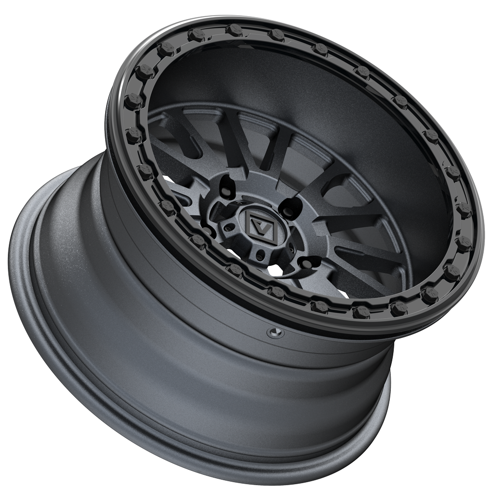 V16 BEADLOCK 15X8 -12MM 5X114.3 SATIN GUNMETAL