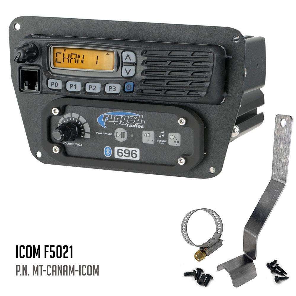 Can-Am Commander Intercom and Radio Mount - Icom F5021