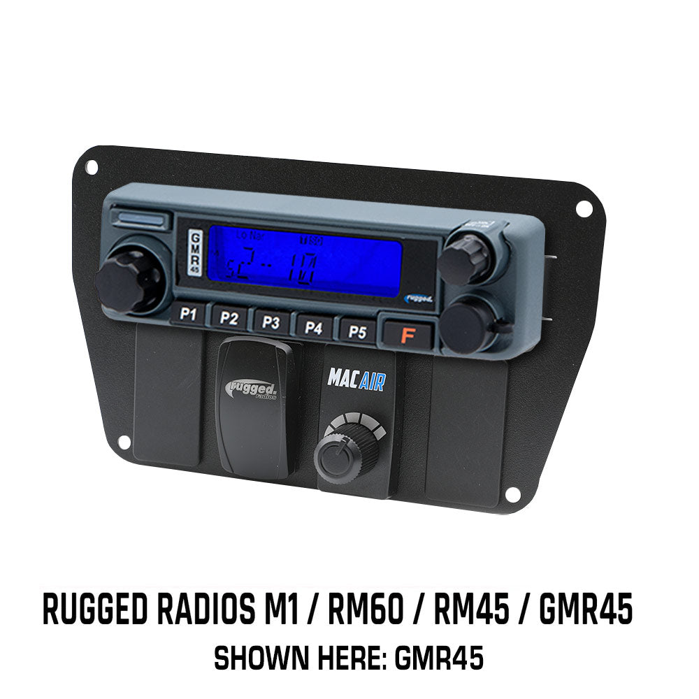 Multi Mount Insert or Standalone Mount for Rugged Radios with Rocker Switches