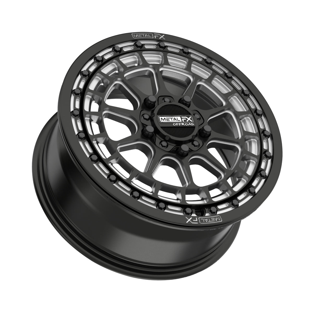 Outlaw R Beadlock | Satin Black Contrast Cut