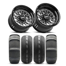 Slayer Non-Beadlock | Gloss Black Contrast Cut + Sandcraft DESTROYER Slayer (Set of 4)