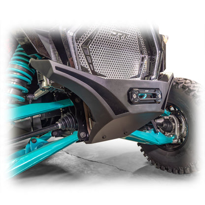 DRT Polaris RZR Pro R /Pro S/Turbo R 2022+ V2.0 Front Winch Bumper Left Side view