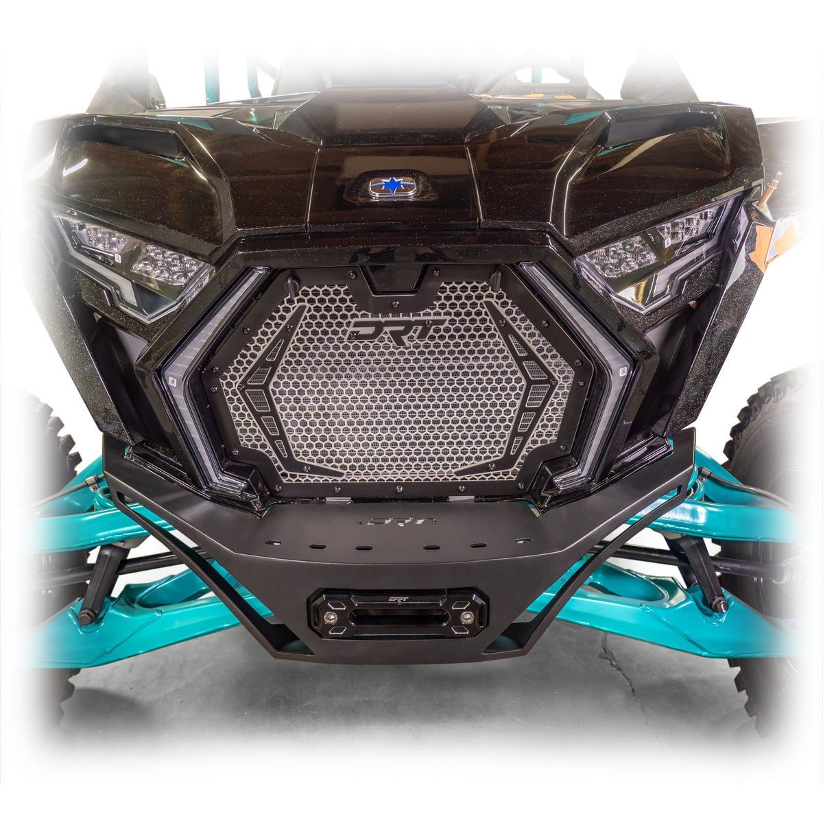 DRT Polaris RZR Pro R /Pro S/Turbo R 2022+ V2.0 Front Winch Bumper Front view close up
