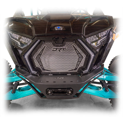 DRT Polaris RZR Pro R /Pro S/Turbo R 2022+ V2.0 Front Winch Bumper Front view close up