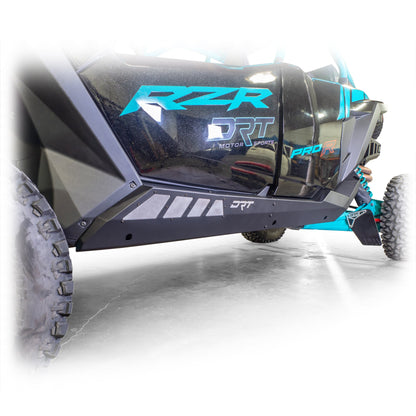 DRT Polaris RZR Pro Series 4-Seat Rock Sliders Left Side view