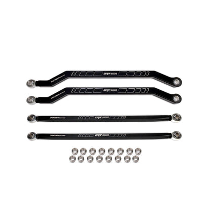 DRT Motorsports Billet Aluminum Race Series 7075 XD High Clearance Radius Rod Set For Polaris Pro R / Pro S / Turbo R