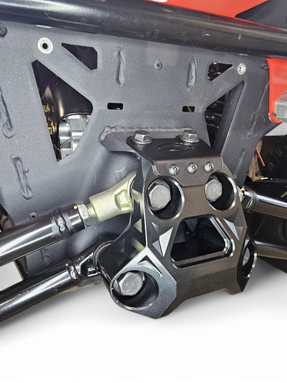 2024+ Can Am Maverick R Billet Radius Rod Plate (Black)