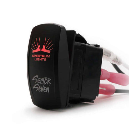 Spectrum/Sawtooth Rocker Switch