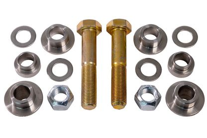 Spacers and hardware for 5/8" uniball ZRP Shock Therapy X3 TLS kit