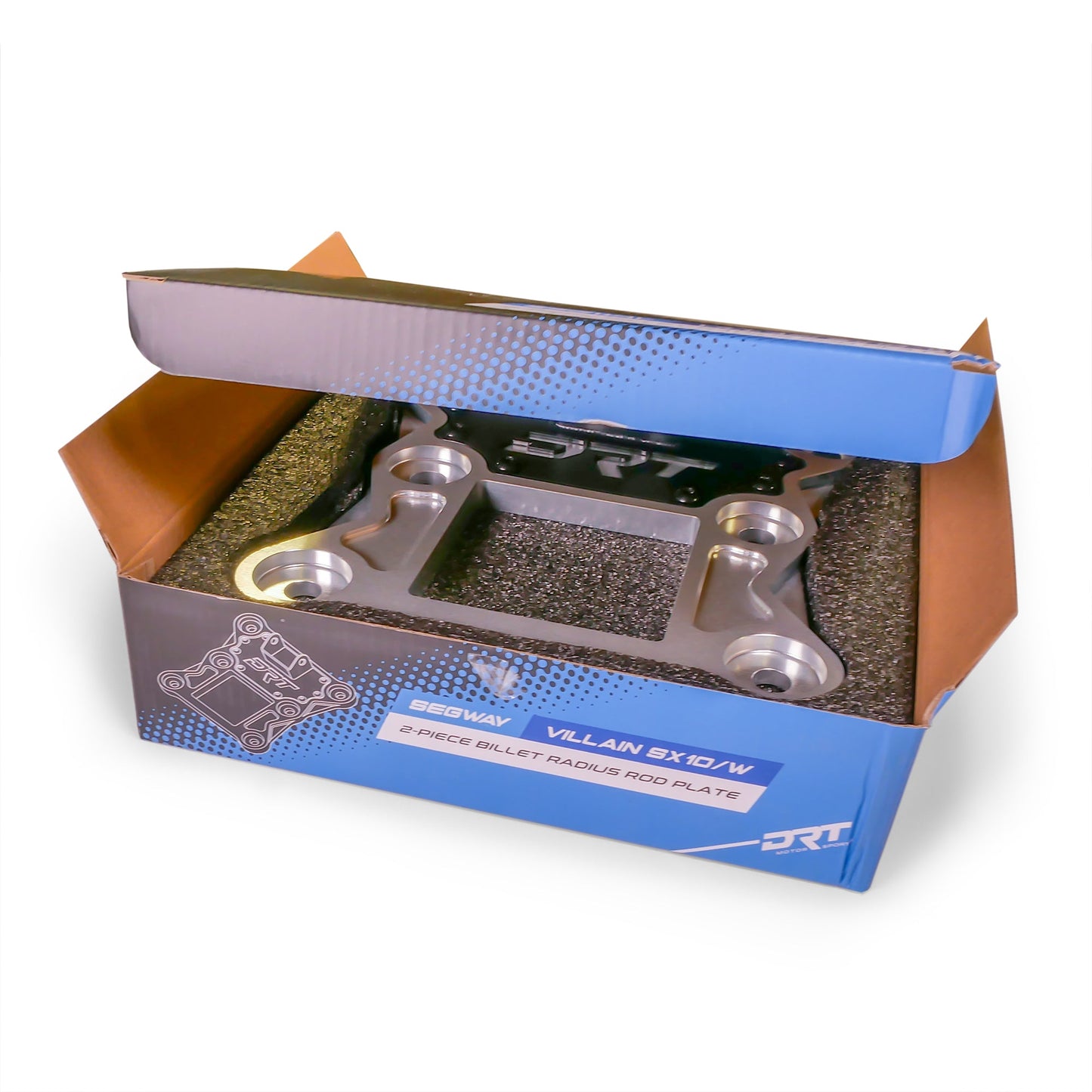 DRT Segway 2022+ Villain 2-Piece Billet Radius Rod Plate