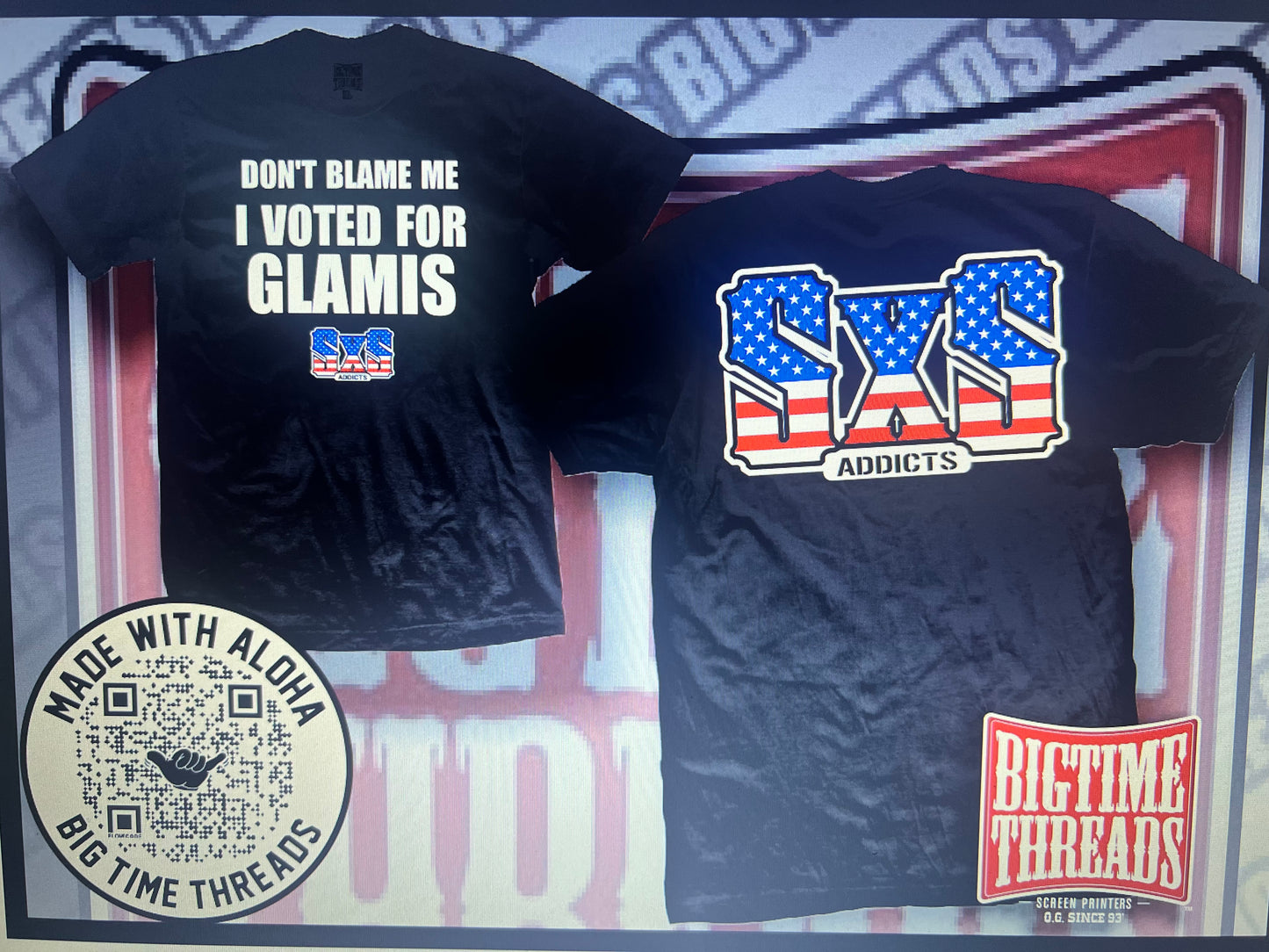 "Vote Glamis" SXS Addicts Shirt