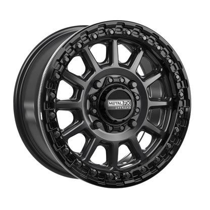 Rampage Beadlock | Satin Black w/ Gloss Black Ring