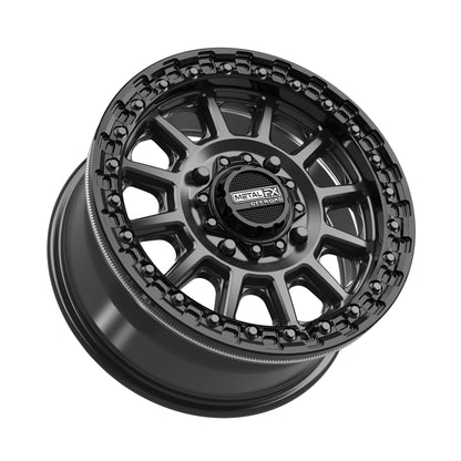 Rampage Beadlock | Satin Black w/ Gloss Black Ring