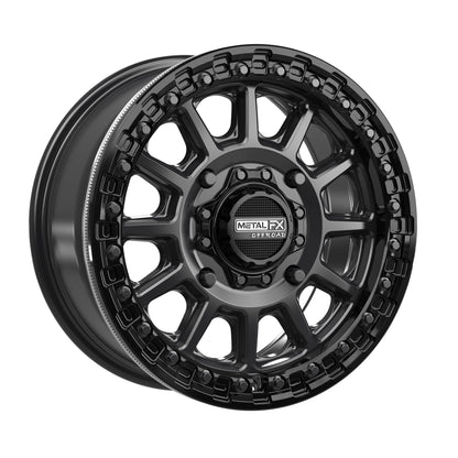 Rampage Beadlock | Satin Black w/ Gloss Black Ring