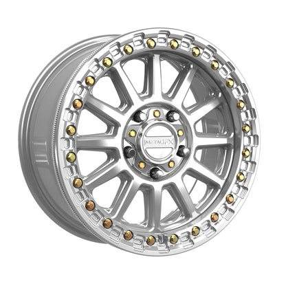 Rampage R Beadlock | Gloss Silver Machined