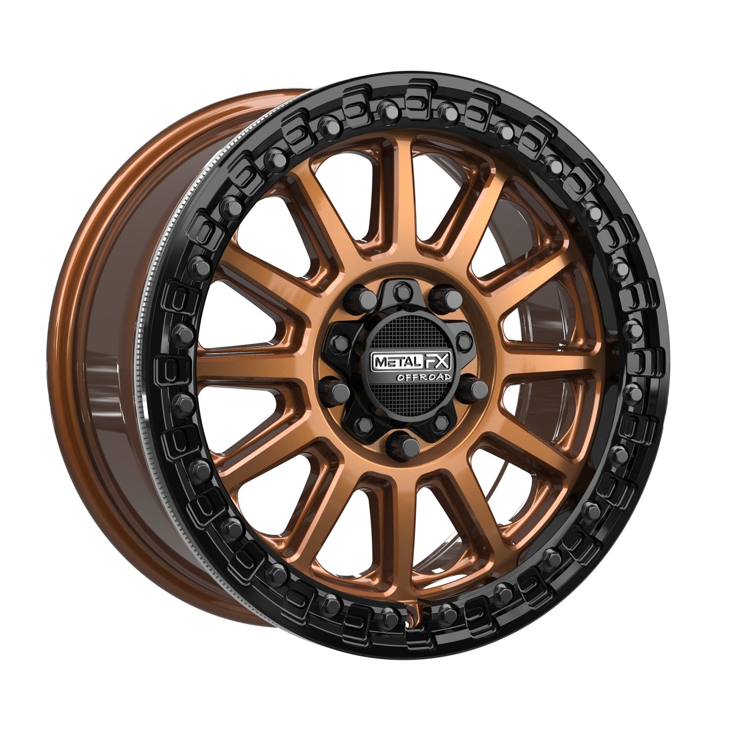Rampage R Beadlock | Smoked Bronze w/ Gloss Black Ring