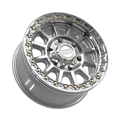 Rampage 6R Beadlock | Gloss Silver Machined