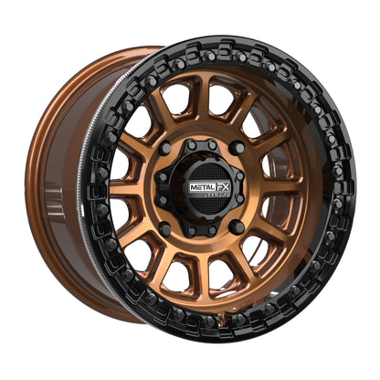 Rampage Beadlock | Smoked Bronze w/ Gloss Black Ring