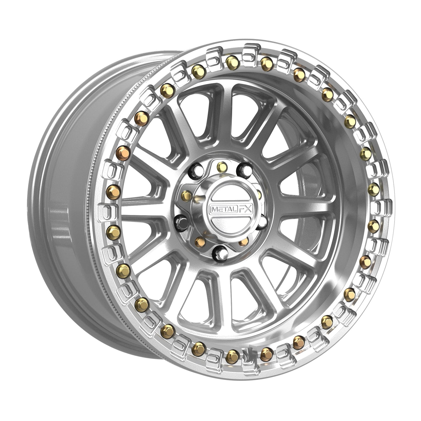 Rampage R Beadlock | Gloss Silver Machined