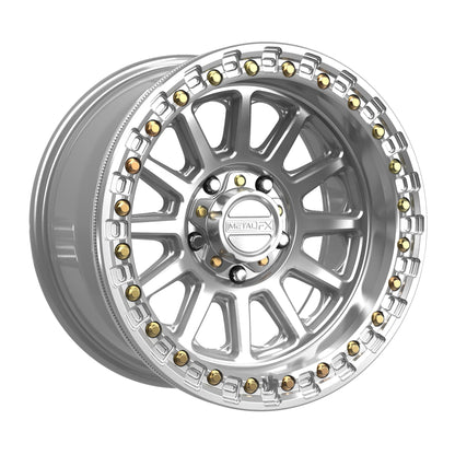 Rampage R Beadlock | Gloss Silver Machined