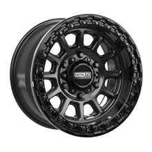 Rampage 6R Beadlock | Satin Black w/ Gloss Black Ring