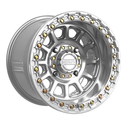 Rampage Beadlock | Gloss Silver Machined