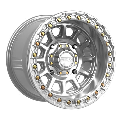 Rampage Beadlock | Gloss Silver Machined