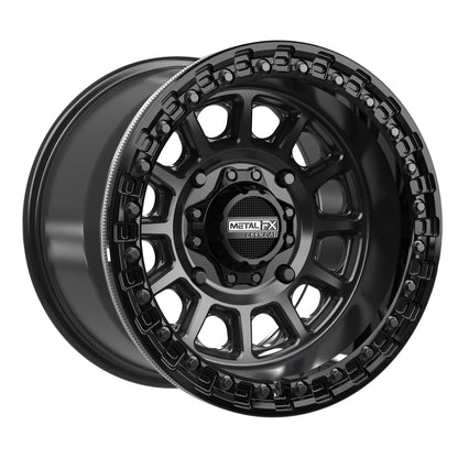 Rampage Beadlock | Satin Black w/ Gloss Black Ring