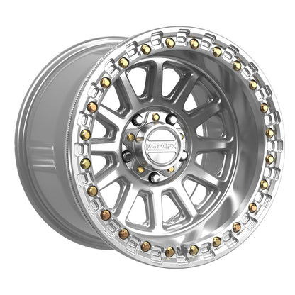 Rampage R Beadlock | Gloss Silver Machined
