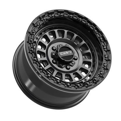 Sicario R Beadlock | Satin Black w/ Gloss Black Ring