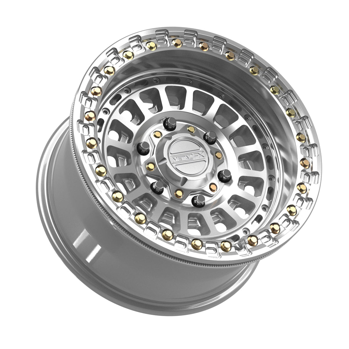 Sicario 6R Beadlock | Gloss Silver Machined