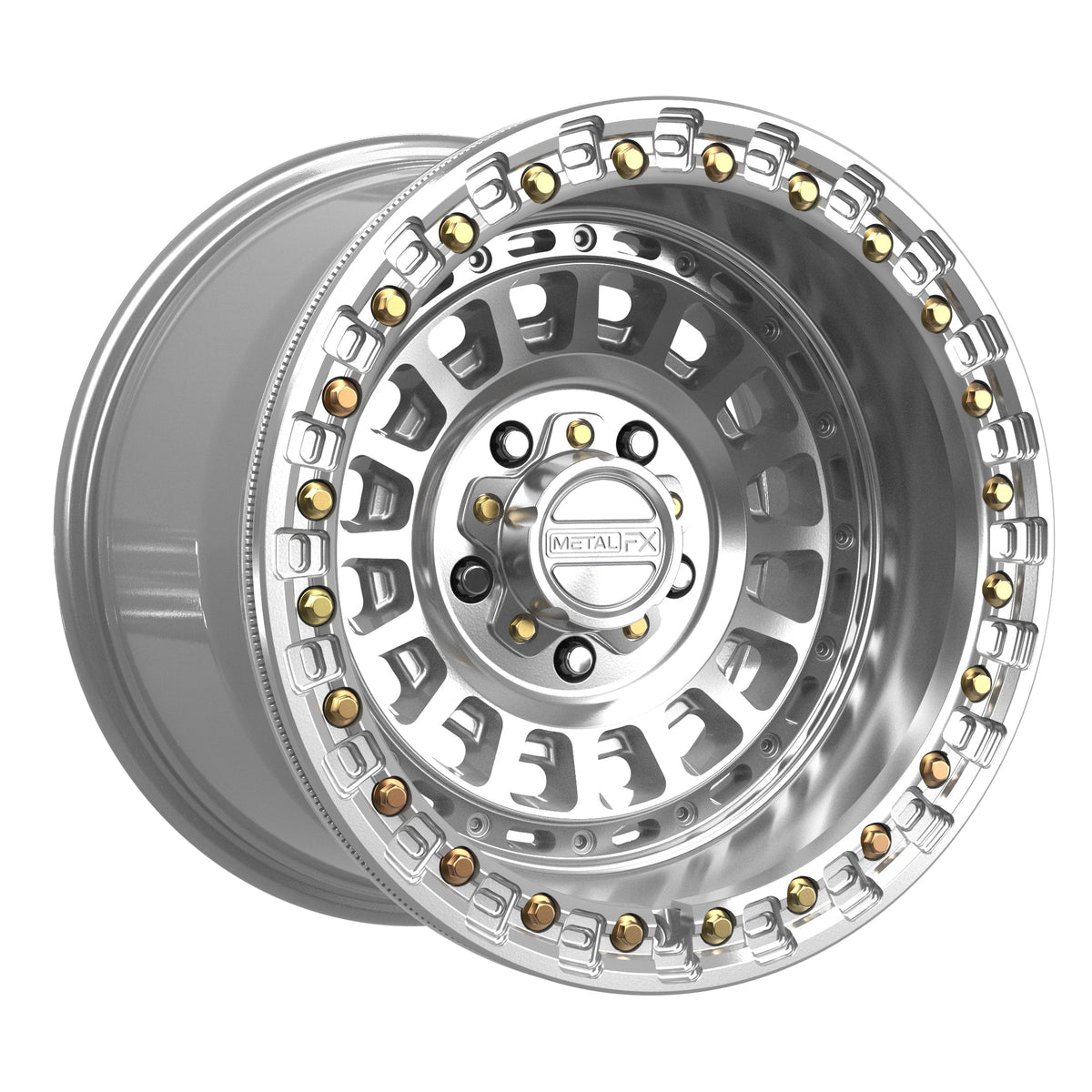 Sicario R Beadlock | Gloss Silver Machined