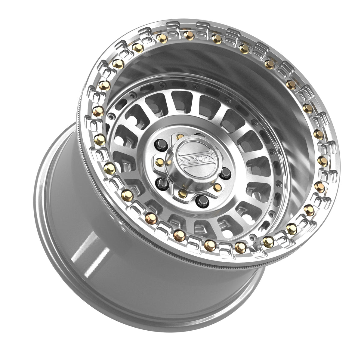 Sicario R Beadlock | Gloss Silver Machined
