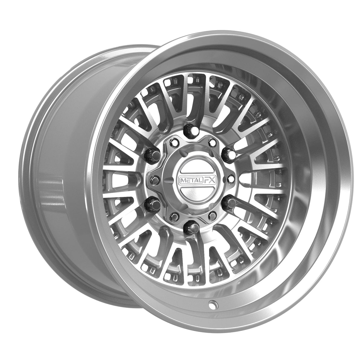 Slayer 6R Non-Beadlock | Gloss Silver Machined