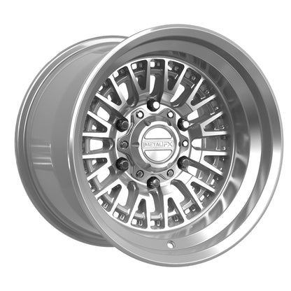 Slayer 6R Non-Beadlock | Gloss Silver Machined