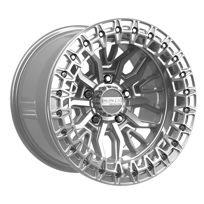 Mayhem R Beadlock | Gloss Silver Machined
