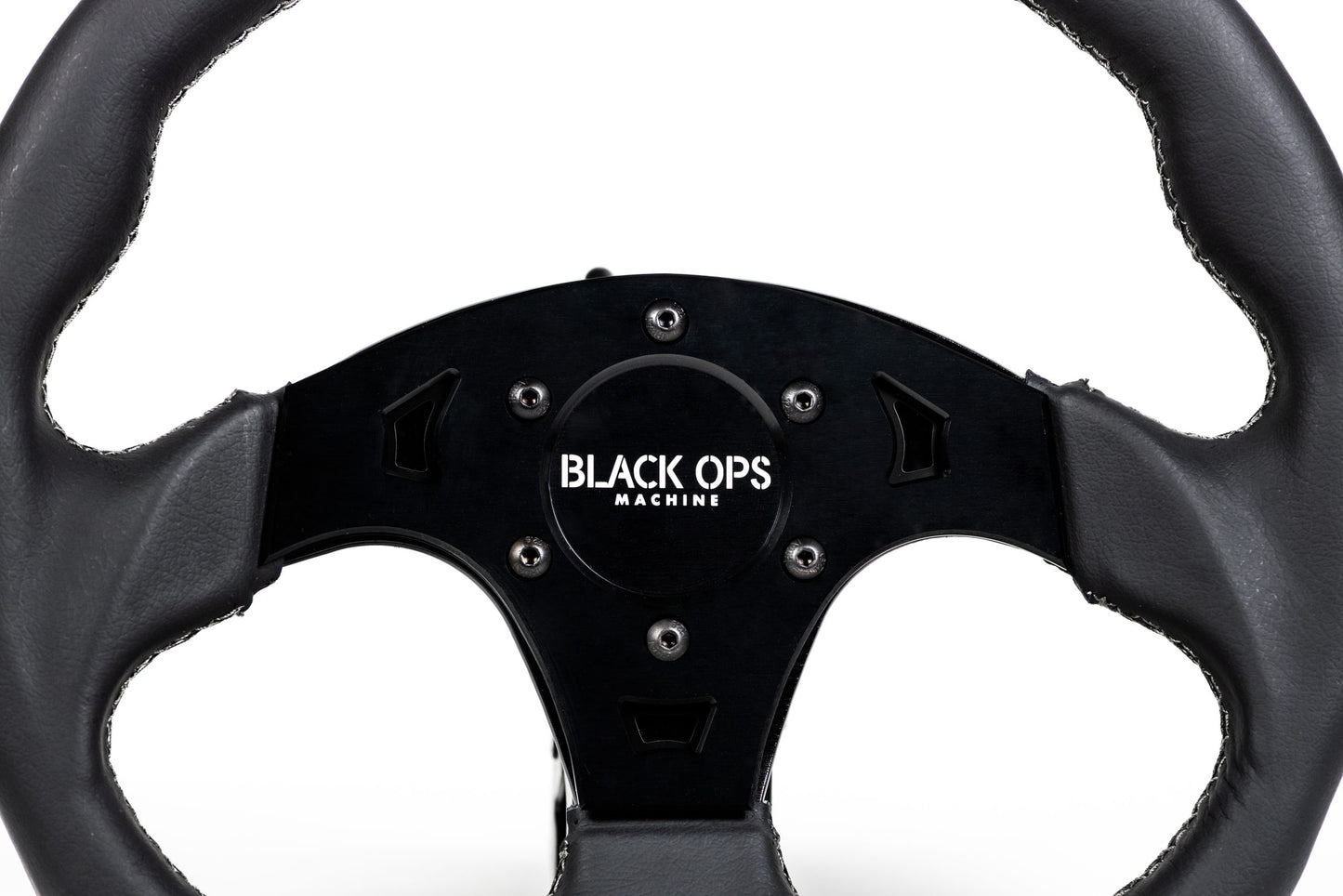 D-shaped Steering Wheel - Leather