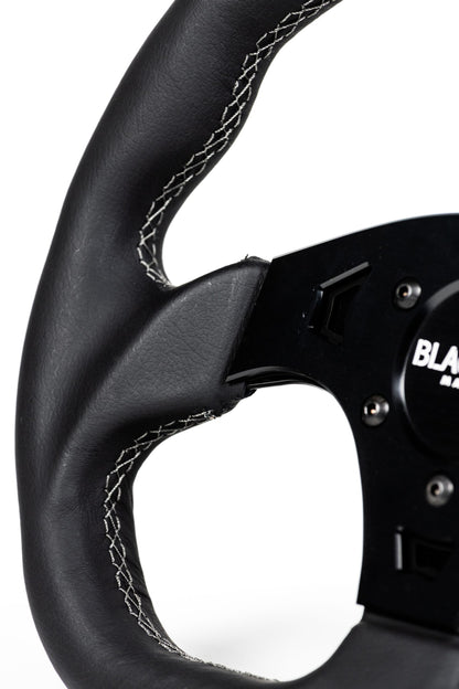 D-shaped Steering Wheel - Leather