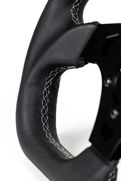 D-shaped Steering Wheel - Leather