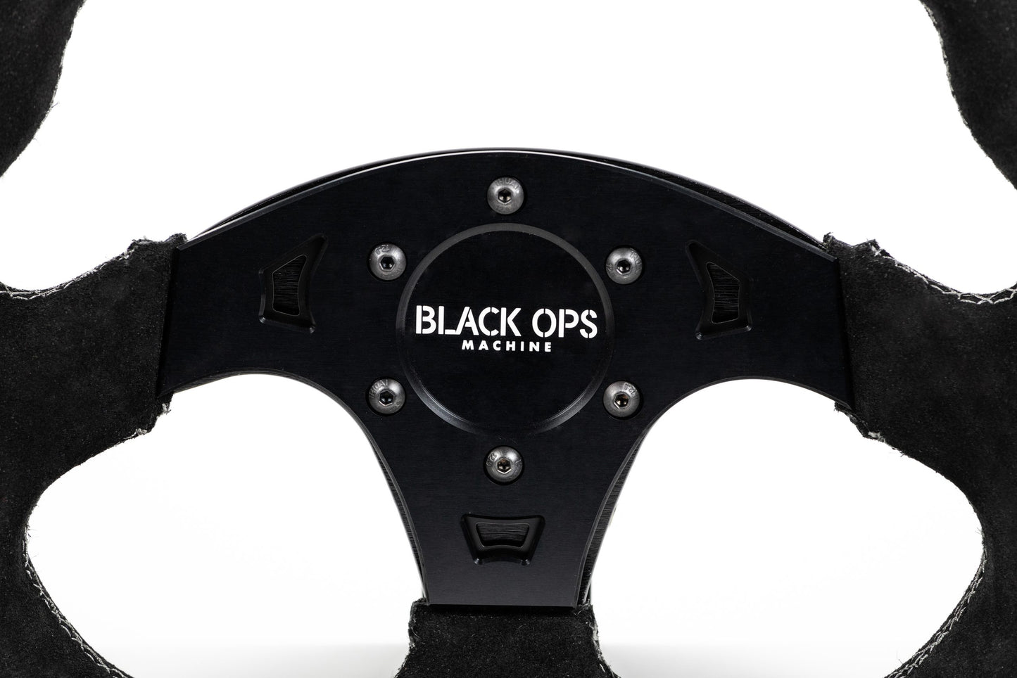 D-shaped Steering Wheel - Suede