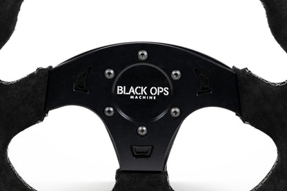 D-shaped Steering Wheel - Suede