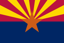 ARIZONA STATE 3X5' POLY FLAG