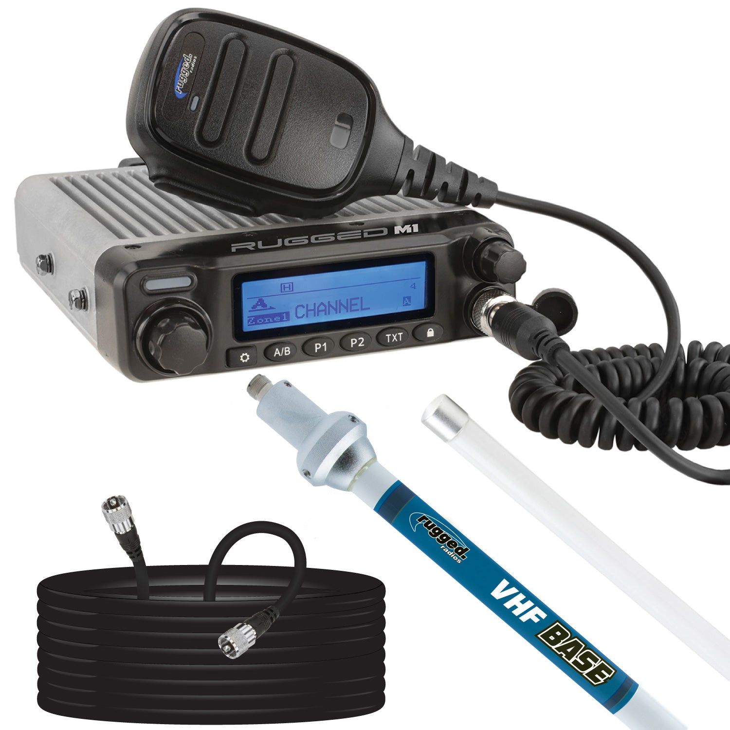Based Radio Base Camp - Digital M1 Mobile Radio with Fiberglass Antenna – SxS Addicts