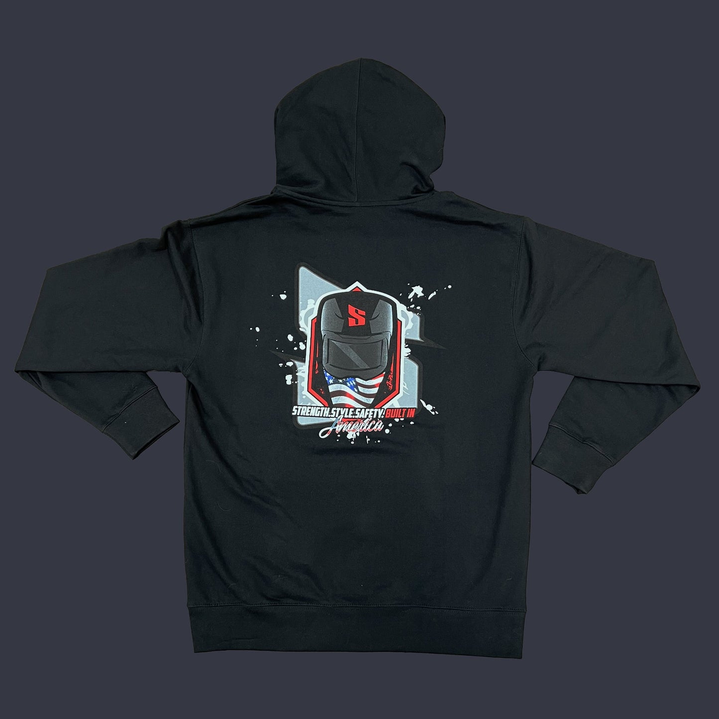 Built in America Black Hoodie