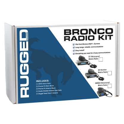 Ford Bronco Two-Way GMRS Mobile Radio Kit - G1 Waterproof