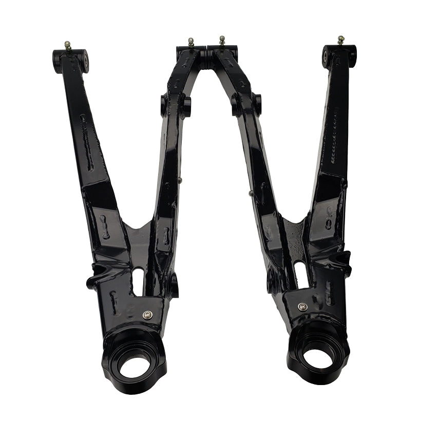 Can-Am Maverick X3 Upper Boxed Control Arms are laser cut from 4130 chromoly then CNC broke for quality and accuracy. Comes complete with 25% larger bushings installed to decrease wear and increase bushing life. Made with TIVAR® a high quality UHMW-PE material and is resistant to most all chemicals and conditions.