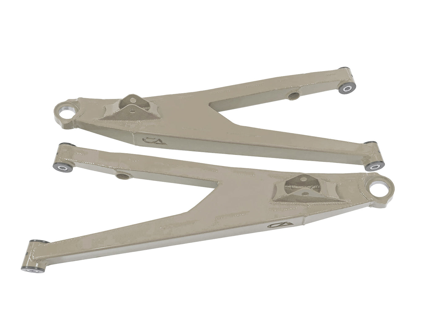 Can-Am Maverick X3 Upper Boxed Control Arms are laser cut from 4130 chromoly then CNC broke for quality and accuracy. Comes complete with 25% larger bushings installed to decrease wear and increase bushing life. Made with TIVAR® a high quality UHMW-PE material and is resistant to most all chemicals and conditions.